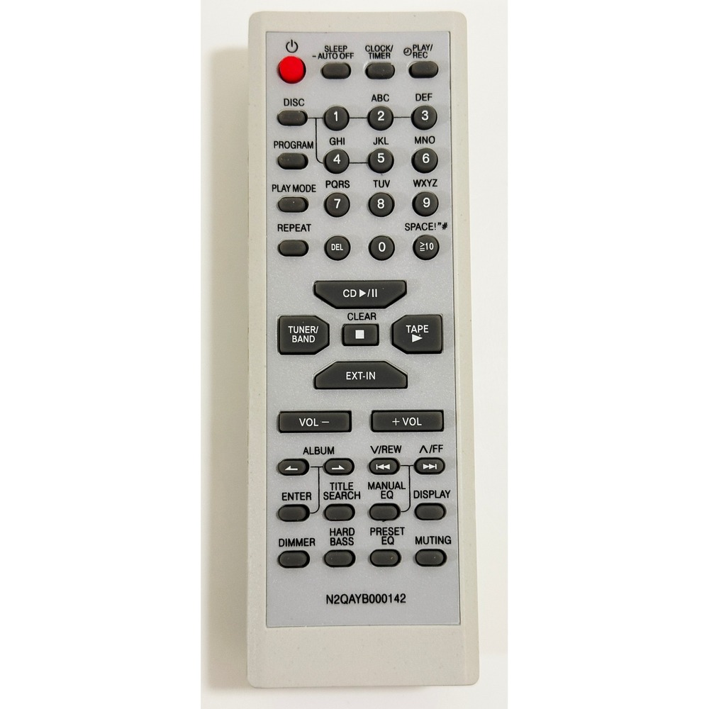 N2QAYB000142 Replacement Remote‎ Control for Panasonic CD Stereo System SC-AK250
